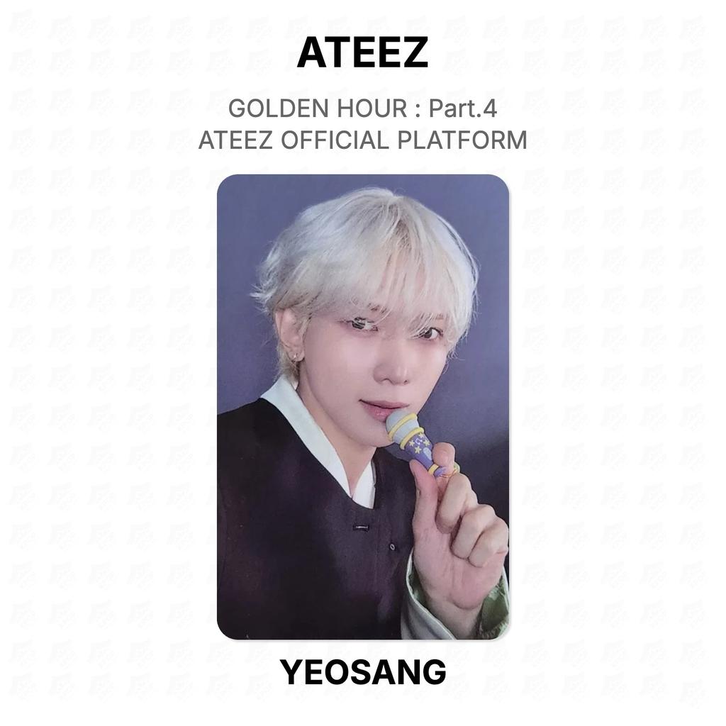 ATEEZ ЗОЛОТОЙ ЧАС : Часть 4 ATEEZ ОФИЦИАЛЬНАЯ ПЛАТФОРМА Официальная фотокарточка