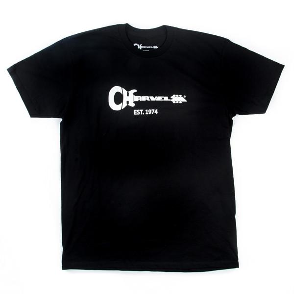Charvel Guitar Logo Men's T-Shirt Gift, Black, XL (EXTRA LARGE)