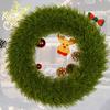 E-Commerce Amazon42Cm Artificial Wreath Christmas Wreath Simulation Green Plant Home Christmas Decoration