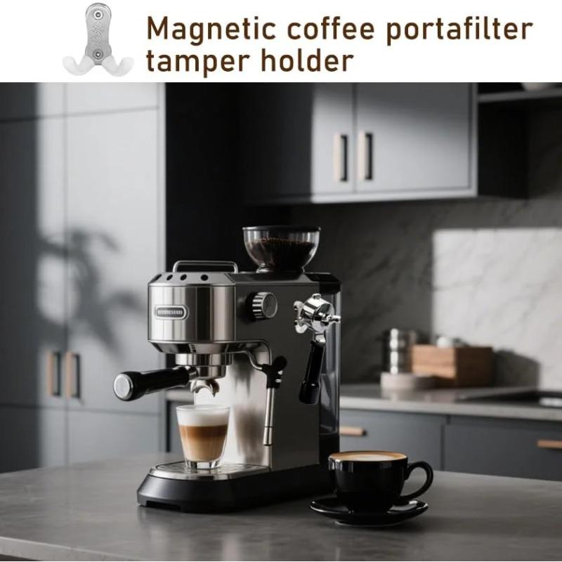 Magnetic Coffee Handle Hook, Eco-Friendly Silicone Coated, High-Temperature Safe Non-Toxic, Universal for Metal & Plastic Coffee