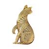 Retro Style Brooch Enamel Golden Plated Horse Design Brooch Pin Suit Collar Lapel Badge Stylish Accessory