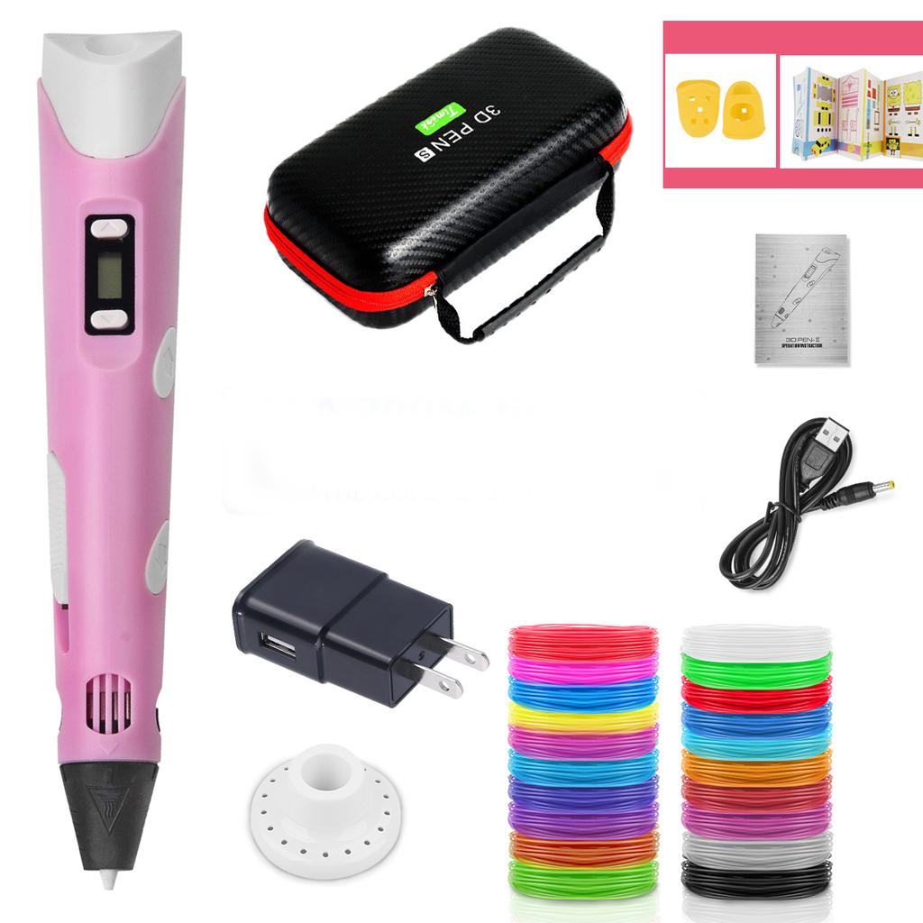 3D-ручка для детей, 3D-ручки для печати «сделай сам», карандаши для рисования с чехлом на нити PLA, новинка, подарок для детей, подарок на день рождения