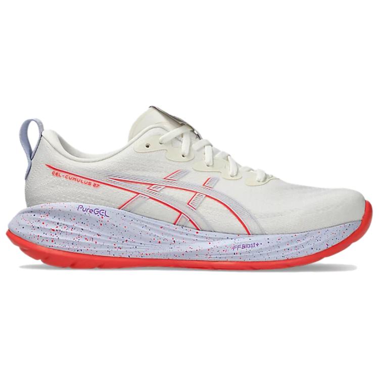 Asics Кроссовки Gel Cumulus 27 Tokyo Cream Edo Purple Мужские Белые 1011C186-500