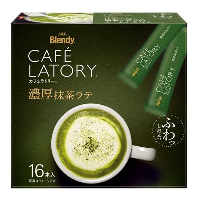 AGF Blendy Cafe Latory Стик Насыщенный Матча Латте 16 Стиков [Порошковый Матча]
