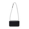 Tory Burch Eleanor Signature Double T Logo Solid Color Leather Small Square Shoulder Crossbody Bag Women bags Black 89644-001