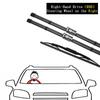 Car Front Wiper Blades For SEAT Ibiza 6L Body Kit Mk3 2002-2008 Durable Noise Reduction Windshield Windscreen Wipers Accessories
