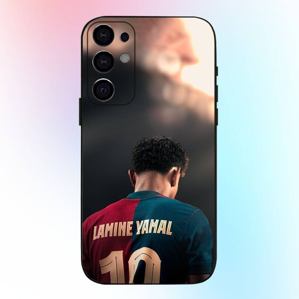 Спортивный L-Lamine Y-Yamal Милый Чехол Для Телефона Для Samsung S25,S24,S21,S22,S23,S30,Ultra,S20,Plus,Fe,Lite,Note,10,9,5G Черный Чехол