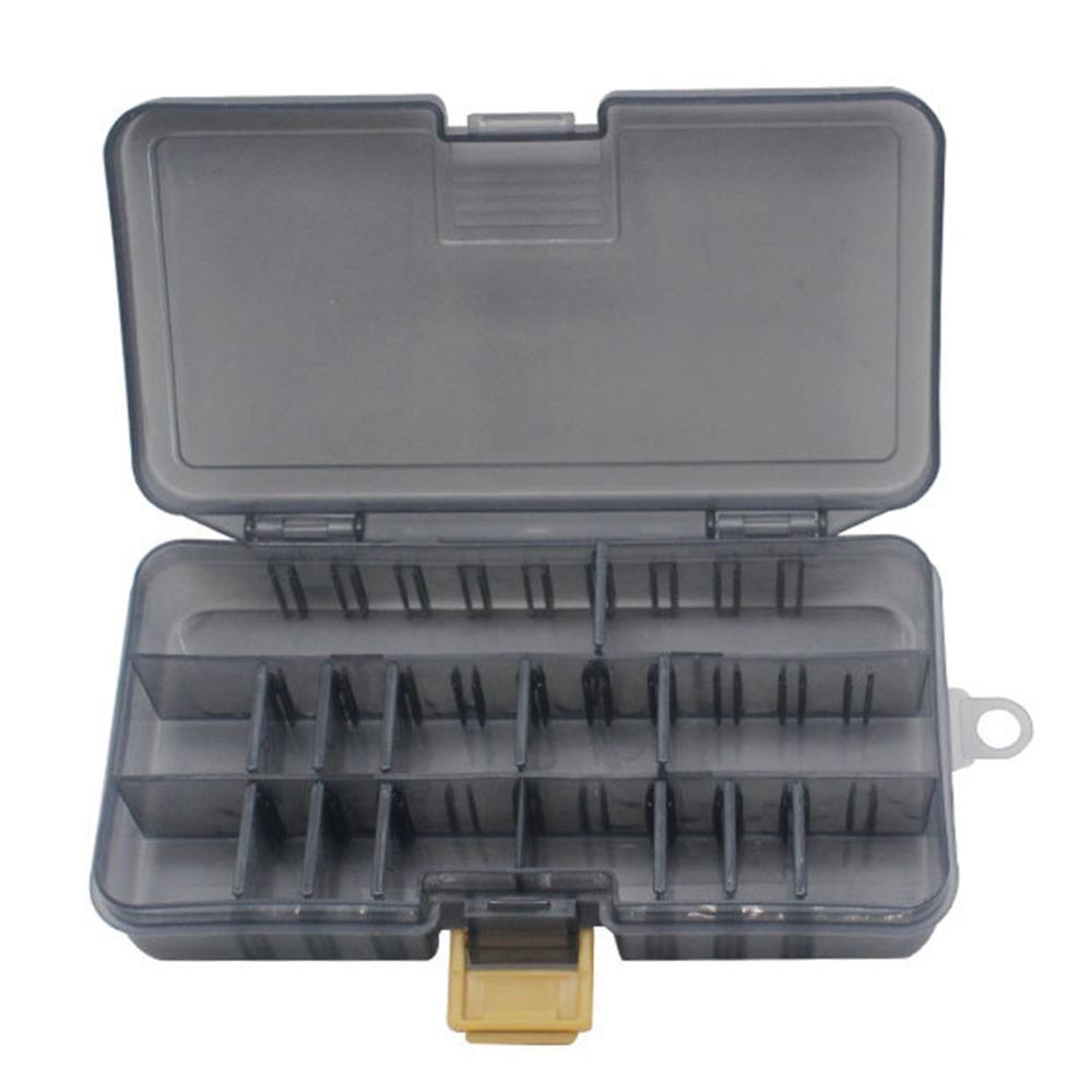 2PCS Clear Transparent Lid Fishing Lure Storage Case Fishing Lure Box for Anglers