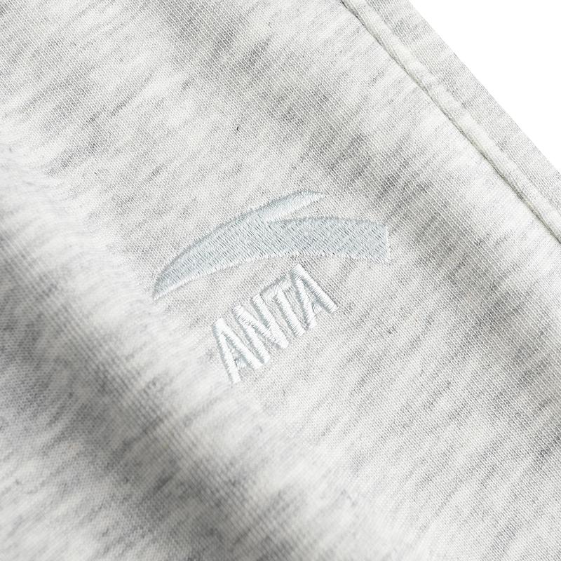 Anta Knitted Sweatpants Men's CD13 Gray Heather Gray 952628306-1