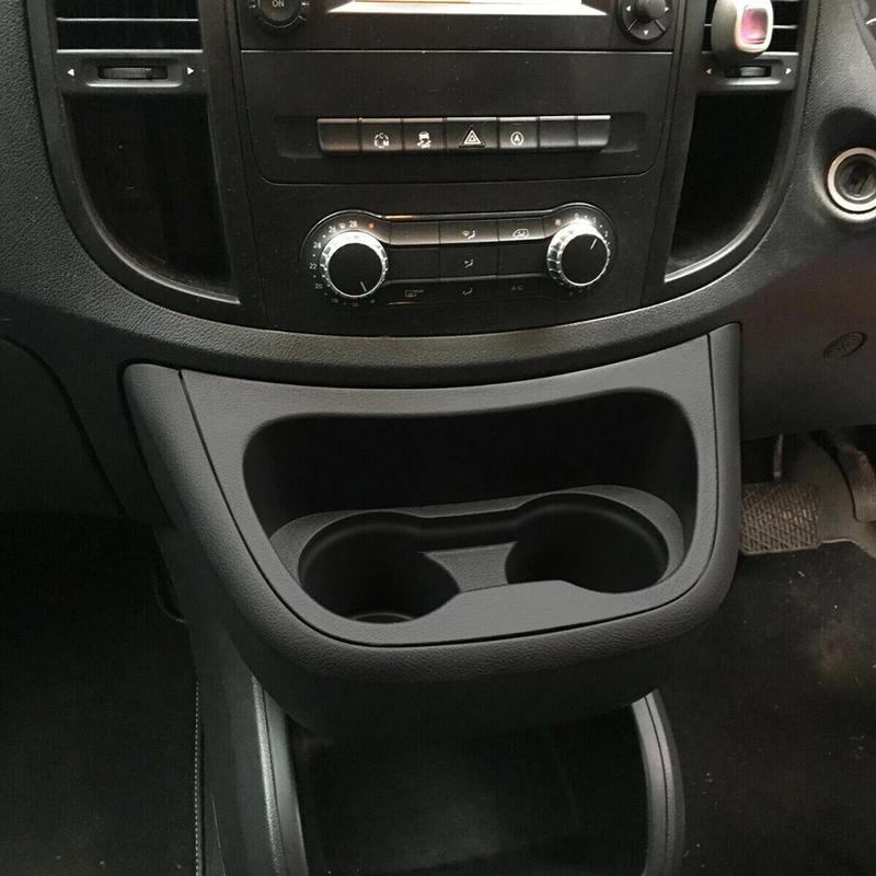 Car Central Control Water Cup Holder Panel Storage Box A44768008319051 For Mercedes Vito For Metris W447 2016-2023