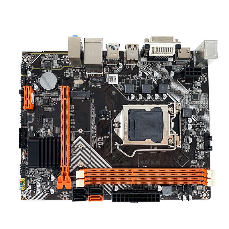Игровая материнская плата Eagle Jet B75-1155: Интерфейсы DDR3, M.2, Gigabit, DVI/VGA/HDMI, PS2