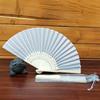 Cooling Tool Silk Hand Fan Chinese Style Hand Held Fan Fashionable Bamboo Hand Fan  Wedding Favors