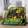 Bob Marley Album Blanket Reggae Music Jamaican Style Soft Flannel Blanket Home Sofa Bed Cover Warm Travel Christmas Gift Blanket