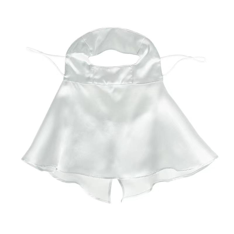 Маска для лица из шелка тутового дерева с защитой от УФ-лучей и регулируемыми ушными петлями