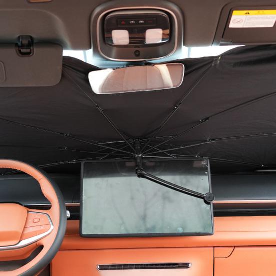 Солнцезащитный козырек на лобовое стекло автомобиля, защита от ультрафиолетовых лучей, блокировка тепла, складной универсальный, для внедорожников, грузовиков, автомобильный лобовой козырек, защитный чехол