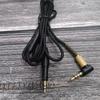 High quality audio cable For ATH M40X/M50X/M60X/M70X Headset 3.5mm to 2.5mm plug with microphone braided wire