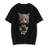 Men and Women's Funny Cat 3D Print Casual T-Shirt, Summer Harajuku T Shirts, Girl and Boy Fashion Clothes