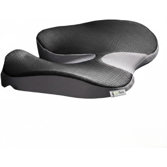 Подушка на сиденье – Нескользящая ортопедическая подушка из пены с эффектом памяти для копчика, при ишиасе и болях в спине, Удобная большая подушка для офисного кресла, автомобиля, дома,