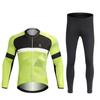 Breathable Riding Bicycle Jerseys Cycling Clothing Set Quick Dry Men Long Sleeve Bicycle Clothes Suit Wear Tights