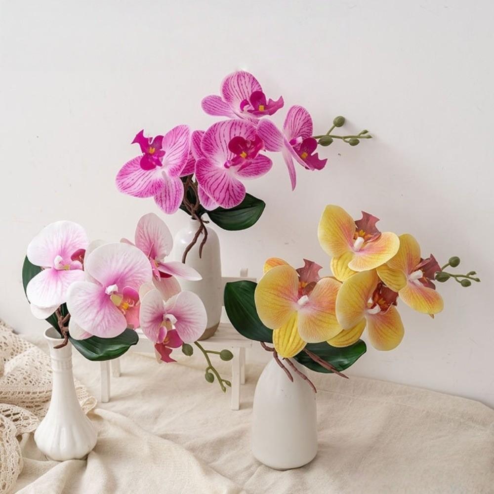 Cloth Simulation Phalaenopsis Vivid Fake Butterfly Orchid Artificial Moth Orchids Bedroom
