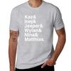 Kaz & Inej & Jesper & Wylan Nina Matthias. (Six of Crows Inverse) T-Shirt blanks sports fans mens clothing