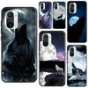Чехол Moon Roaring Wolf для POCO F3 F1 F2 M3 M4 X4 Pro GT X3 Pro, чехол для Xiaomi Mi 11 Lite 12 X Mi 11T Pro