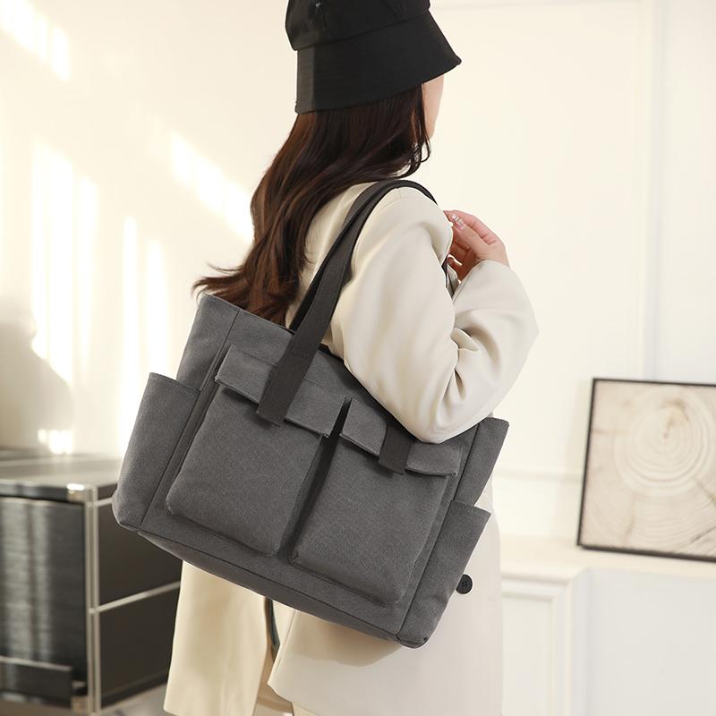 Винтажная холщовая сумка-мессенджер для женщин - водонепроницаемая сумка с несколькими карманами, прочная сумка через плечо для путешествий на свежем воздухе и ежедневных поездок на работу