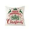 Christmas Pillow Cover for Home Holiday Sofa Bedside Decoration Linen Pillow Cushion Cover