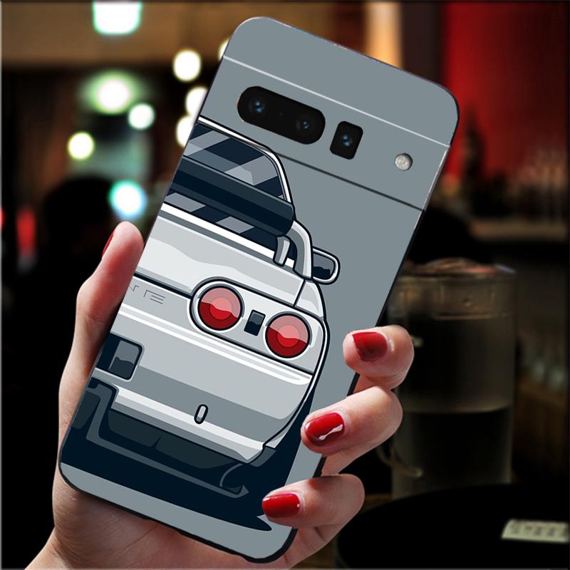 Япония JDM спортивный автомобильный чехол для телефона для Google Pixel 8 7 Pro 7a 6A 6 Pro Pixel 8A 4A 3A 4 XL Pixel 5 6 4 3 3A XL