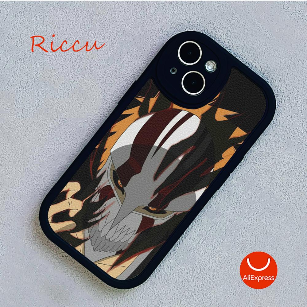 Чехол для телефона из японского аниме BLEACH Grim Reaper Kurosaki Ichigo для Iphone 14 13 11 12 Pro MAX MiNi 7 8 plus X XS XR, чехлы из овечьей кожи