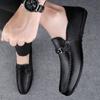Fashion Genuine Leather Moccasins High Quality Mens Slip on Flats Casual Luxury Brand Men Loafers  2025 New Light Breathable Dress Flats