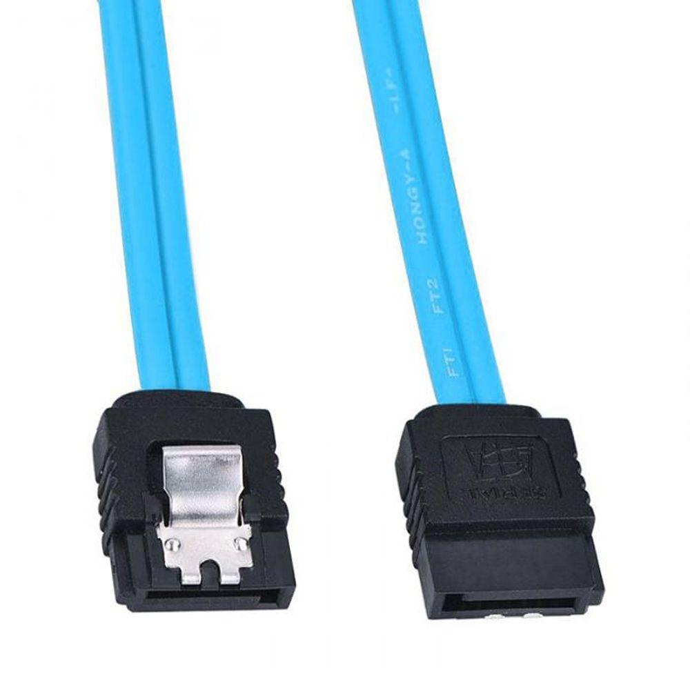 6.0 Gbps with Locking Data Cable Straight-Through Connector SATA  Connector Cable SSD Cable
