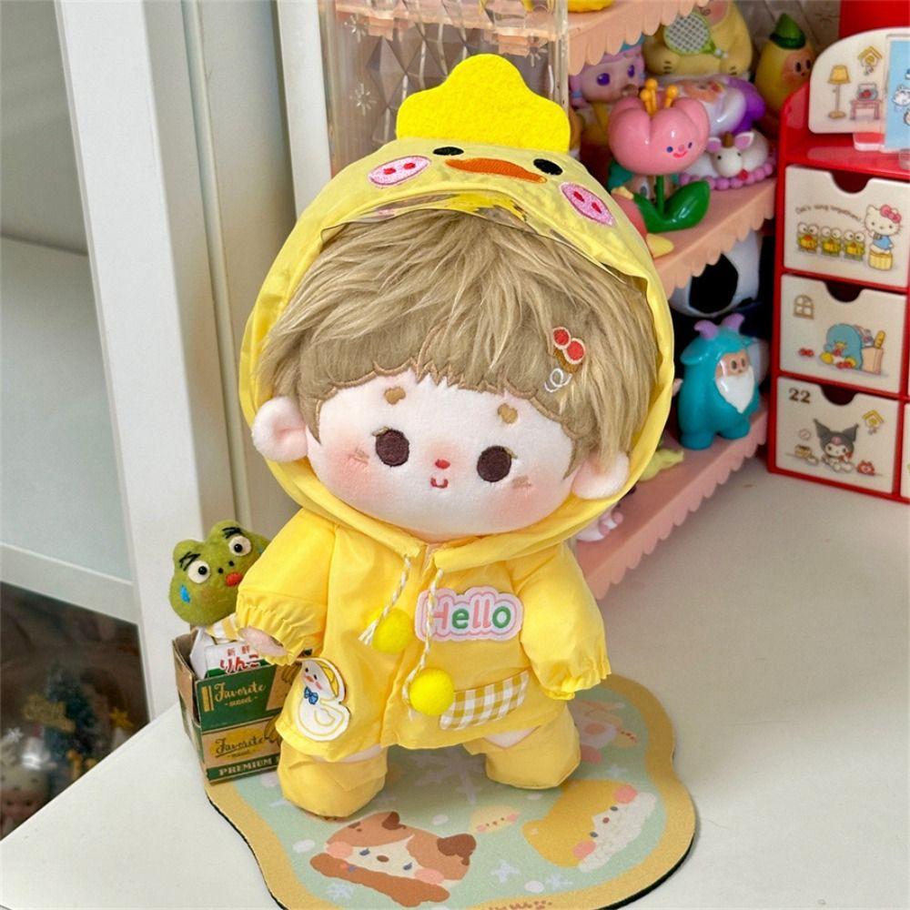 Replacement Outfit Dolls Clothing Set Outdoor Raincoat Plush Dolls Clothes Doll's Accessories