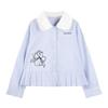 Girls' College Style Set 2025 Spring/Autumn New Children's Striped Shirt and Pleated Skirt