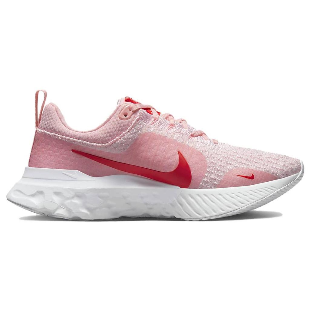 Nike React Infinity Run Flyknit 3 Premium Medium Soft Pink Light Crimson Women Sneakers White Summit-White DZ3016-600