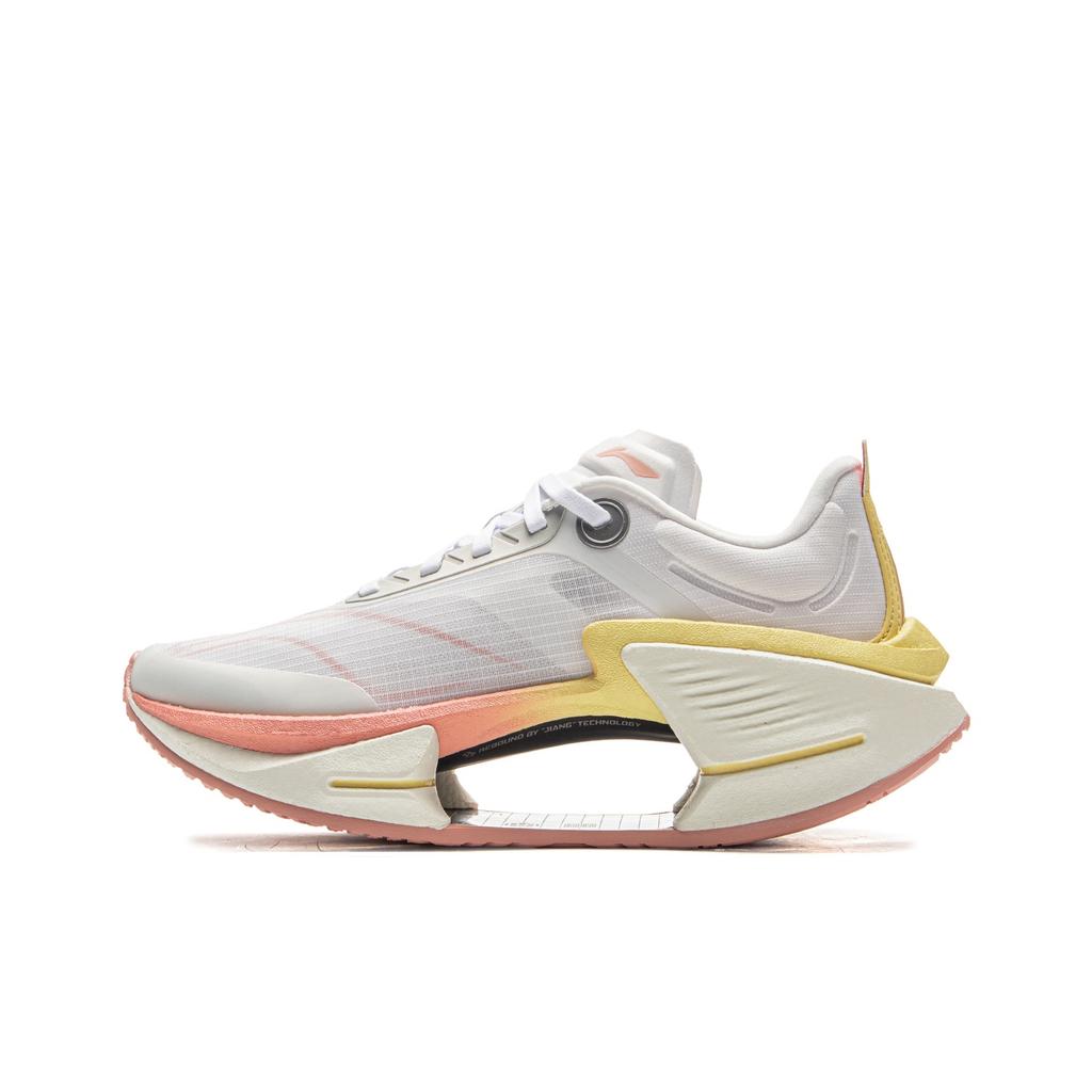 Li Ning Absolute Shadow 3 Основные технологии Профессиональные соревновательные тренировочные кроссовки для бега Женские кроссовки Стандартные-Белые Платиновый-Туман ARRV002-21