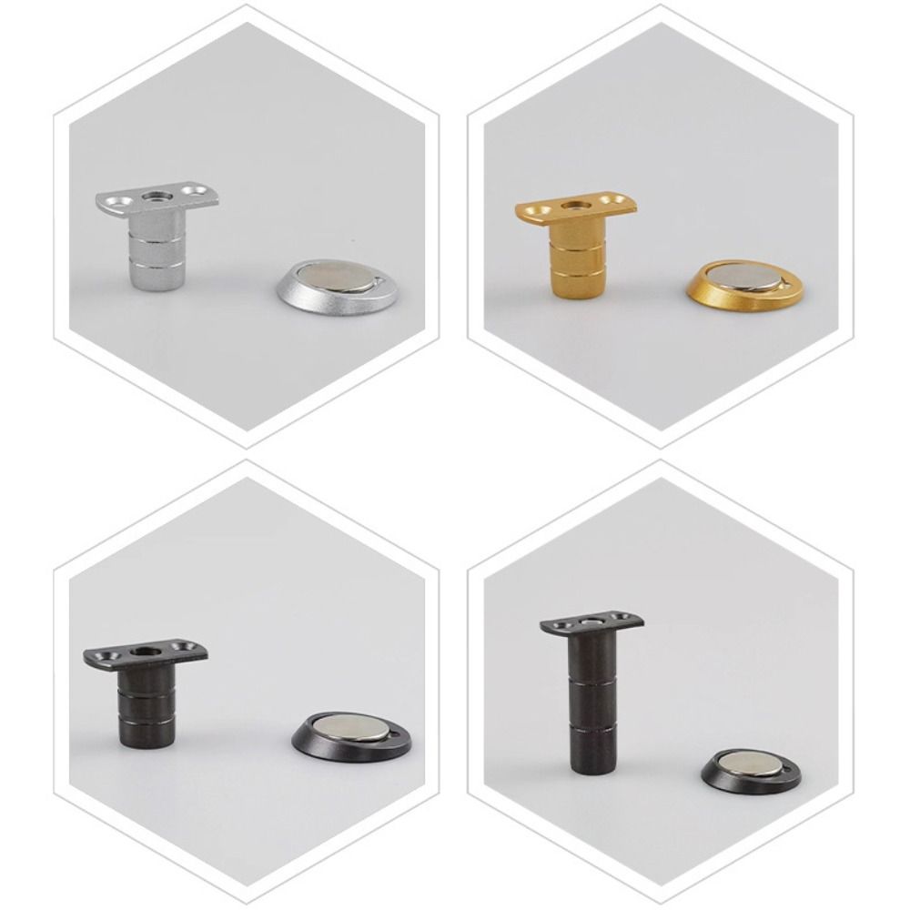 Противоударный Невидимый Дверной Магнитный Стопор Без Сверления Безопасный Магнитный Дверной Упор Снижение Шума Нержавеющая Сталь Дверные Стопоры Держатель