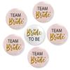 New Heart -Through Bride To Be Badge Bride And Bridesmaid Party Decoration White Diamond Badge