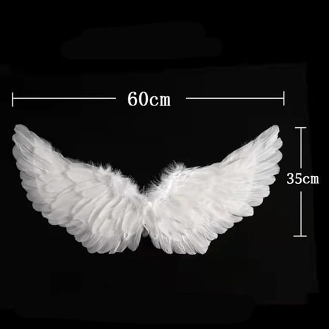 Косплей-набор «Крылья ангела» Крылья дьявола Крылья ангела Детский Взрослый Унисекс Аксессуары для костюма Маскарадный костюм Костюм ангела Рождество Хэллоуин Трансформация