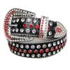 Women's Rhinestone Crystal Waist Belt for Jeans or Dress, European and American Style with Inlaid Rivets