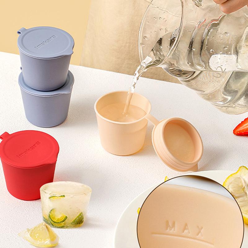 3 шт./набор силиконовых формочек для льда, быстрозамораживающая силиконовая форма для льда, креативный цилиндр для льда, ведерко для виски и пива