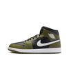 Кроссовки Air 1 Mid Medium Olive Унисекс Зеленый Черный Белый DQ8426-092