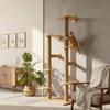 Cat Wall Furniture Set Sturdy Wood Wooden Cat Wall Perch Long-Lasting Material Modern Design for Living Room