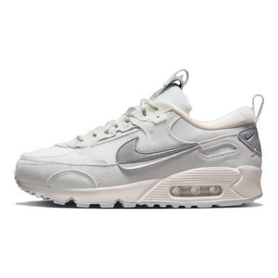 Женские кроссовки Air Max 90 Futura 'Белый/Металлический серебристый' Повседневная обувь FB1877-110