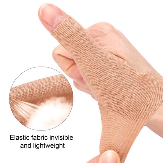 10 Pcs Thumb Support Tape Self Adhesive Elastic Thumb Pain Relieving Patch Stretchy Athletic Tape for Sport Housework Joint Support
