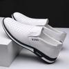 Men's Casual Leather Shoes Trendy Versatile Board Shoes