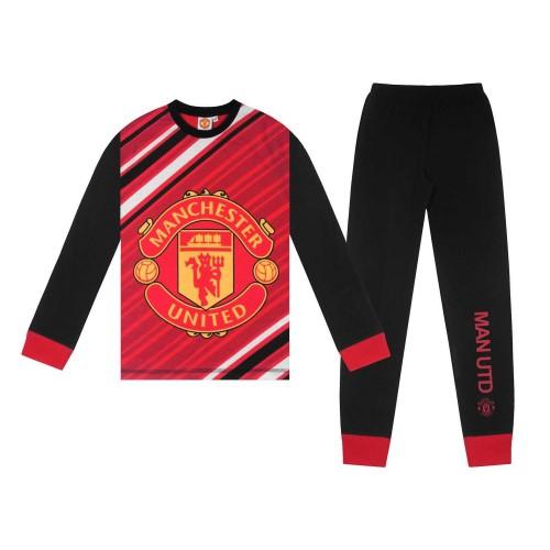 Manchester United FC Boys Kobbie Mainoo 37 Long Pyjama Set