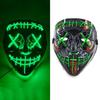 Style 3 - Halloween LED Mask, Purge Mask, DJ Costume, Neon Light, Luminous Mask, Glows In the