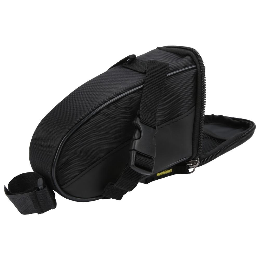 Leather + 1680D Oxford Cloth Bike Saddle Bag Easy Install Bike Saddle Packs Cycling Equipment
