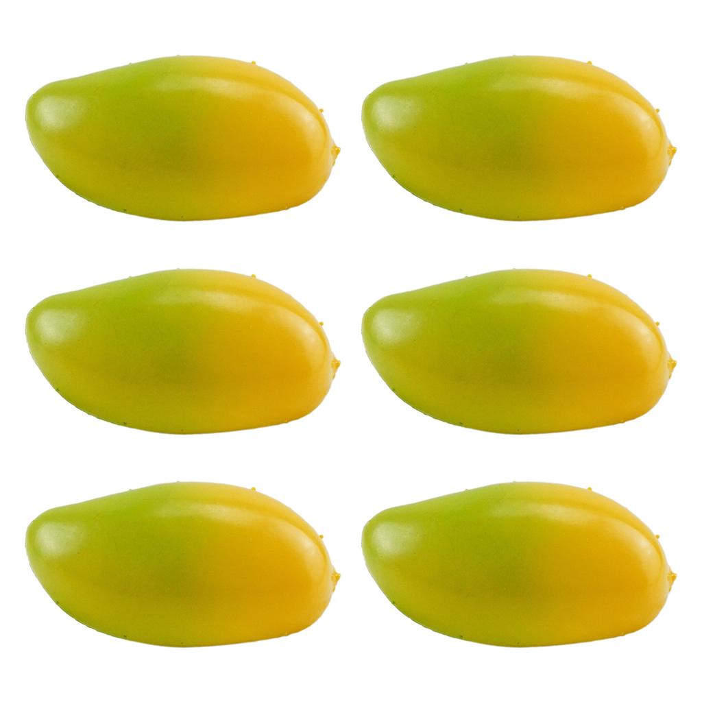6Pcs Artificial Fruit Fake Fruit Simulation Fruit Photography Props for Kitchen Parties Decorations 24 Kind of Fruit